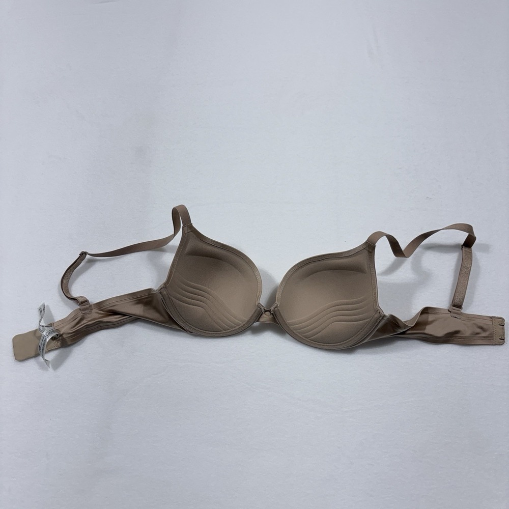Soma Enhancing Shape Push Up Bra Sz 34A Tan Nude Neutral T-Shirt Bra - Picture 3 of 6